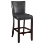 Coaster Alberton Upholstered Bar Stools Black and Cappuccino (Set of 2) Model 100056