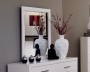 Coaster Jessica Rectangular Mirror White Model 202994