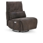 Classic Home Paige Power Recliner Swivel Accent Chair Rustic Brown Model 2187RE21