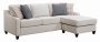 Coaster McLoughlin Upholstered Sectional Cream Model 501840