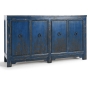 Classic Home Amherst Reclaimed Pine 4Dr Cabinet Royal Blue Model 52003623