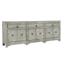 Classic Home Amherst Reclaimed Pine 3Dwr 6Dr Cabinet Timeworn Gray Model 52004568