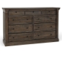 Classic Home Adelaide Wood 9Dwr Dresser Cocoa Brown Model 52010923