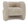 Classic Home Teddy Plush Accent Chair Beige Beige Plush Model 53006040