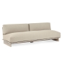 Classic Home Livia Teak Outdoor Sofa Taupe Model 53051647SF