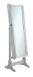 Coaster Elle Jewelry Cheval Mirror with Crytal Trim Silver Model 902779