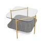 VIG Furniture Gold End Table SKU VGODLZ-247E-GOLD-ET - Product ID 79530