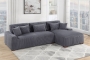 Poundex 2-Piece Sectional Set Xl Model F8455