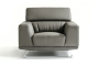 VIG Furniture Dark Grey Lounge Chair SKU VGKN8334-GRY-CHR - Product ID 72329A