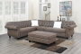 Poundex 4-Piece Sectional Set Model F6437