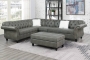 Poundex 4-Piece Sectional Set Model F6438