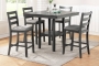 Poundex 5-Pcs Counter Height Dining Set Model F2552