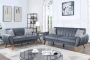 Poundex 2-Piece Sofa Set Model F8873