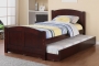 Poundex Twin Bed With Trundle Model F9217