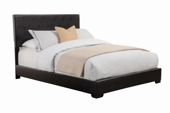 Coaster Conner Full Upholstered Panel Bed Black Model 300260F