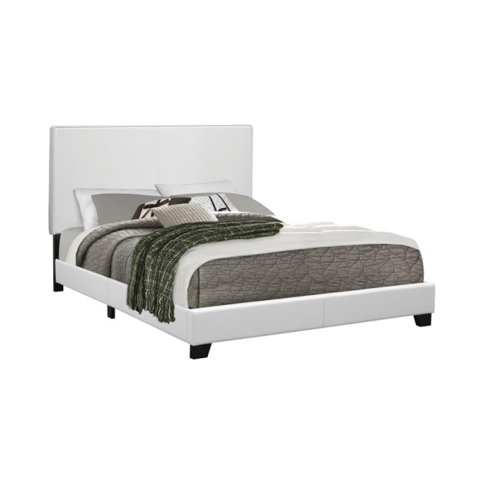 Coaster Mauve Queen Upholstered Bed White Model 300559Q