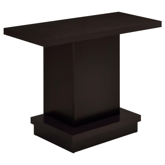 Coaster Reston Pedestal Sofa Table Cappuccino Model 705169
