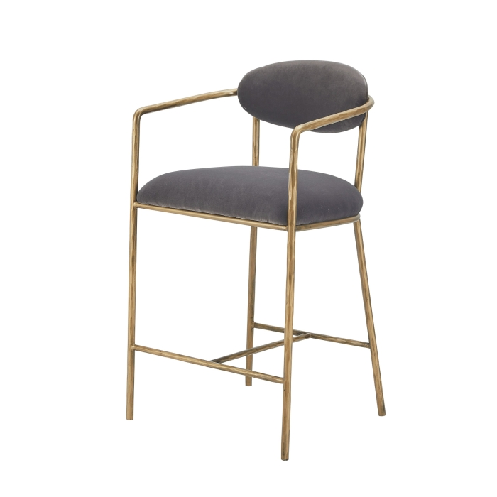 VIG Furniture Grey Bar Stool SKU VGMY-2847-26-GRY - Product ID 81804