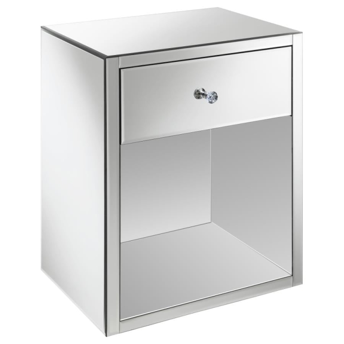 Coaster Coquette 1-drawer Rectangular Accent Table Mirror Model 935846