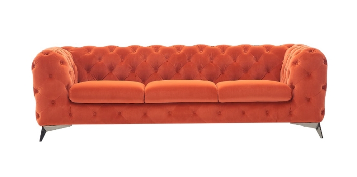 VIG Furniture Orange Sofa SKU VGCA1546-ORG-A-S - Product ID 78162