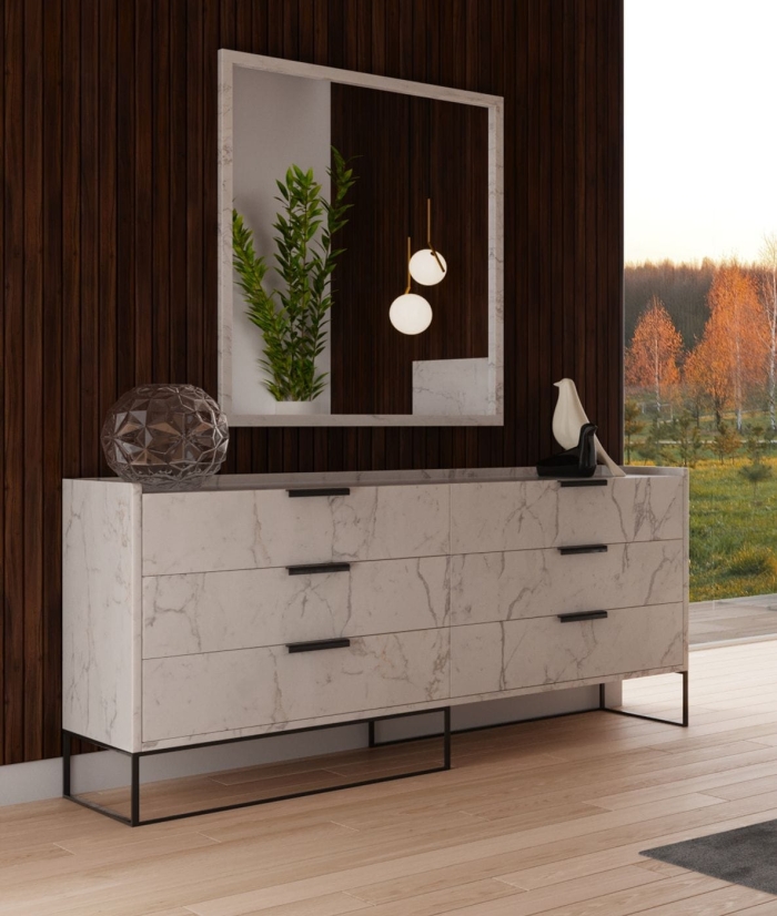 VIG Furniture White Dresser SKU VGACMARBELLA-DRS - Product ID 76354