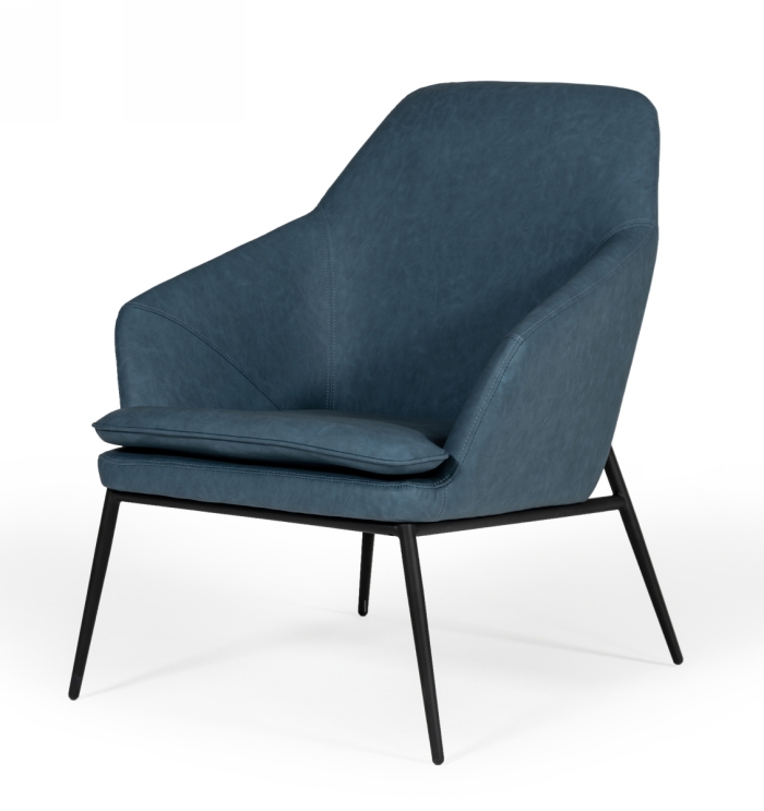 VIG Furniture Blue Lounge Chair SKU VGBNEC-068-BLU - Product ID 76345