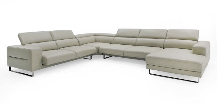 VIG Furniture Light Grey Sectional Sofa SKU VGKK-KF1066-LG - Product ID 80404