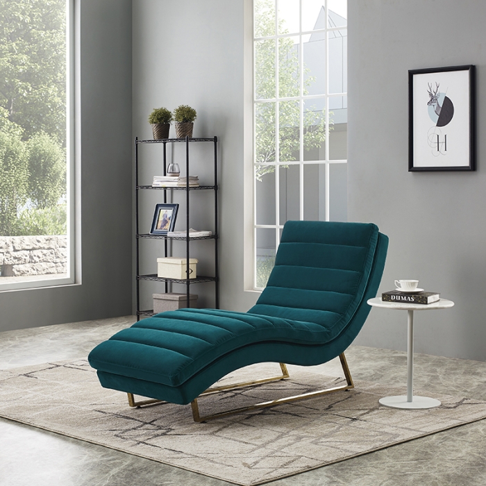 VIG Furniture Green Chaise SKU VGMB-1820-GRN - Product ID 76074