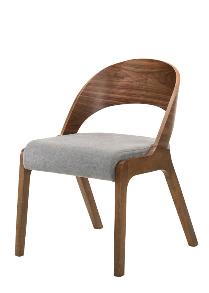 VIG Furniture Walnut Dining Chair SKU VGMAMI-836-GRY - Product ID 75428Z