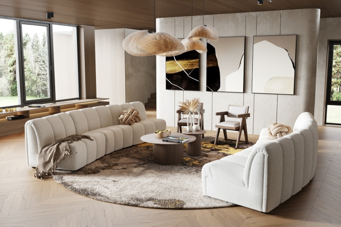 VIG Furniture White Sectional Sofa SKU VGEV-VG695-WHT-SET - Product ID 80975