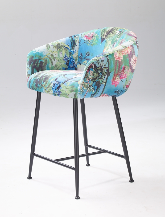 VIG Furniture Blue Bar Stool SKU VGEU-MC-9292CH-A-C-BS - Product ID 79947